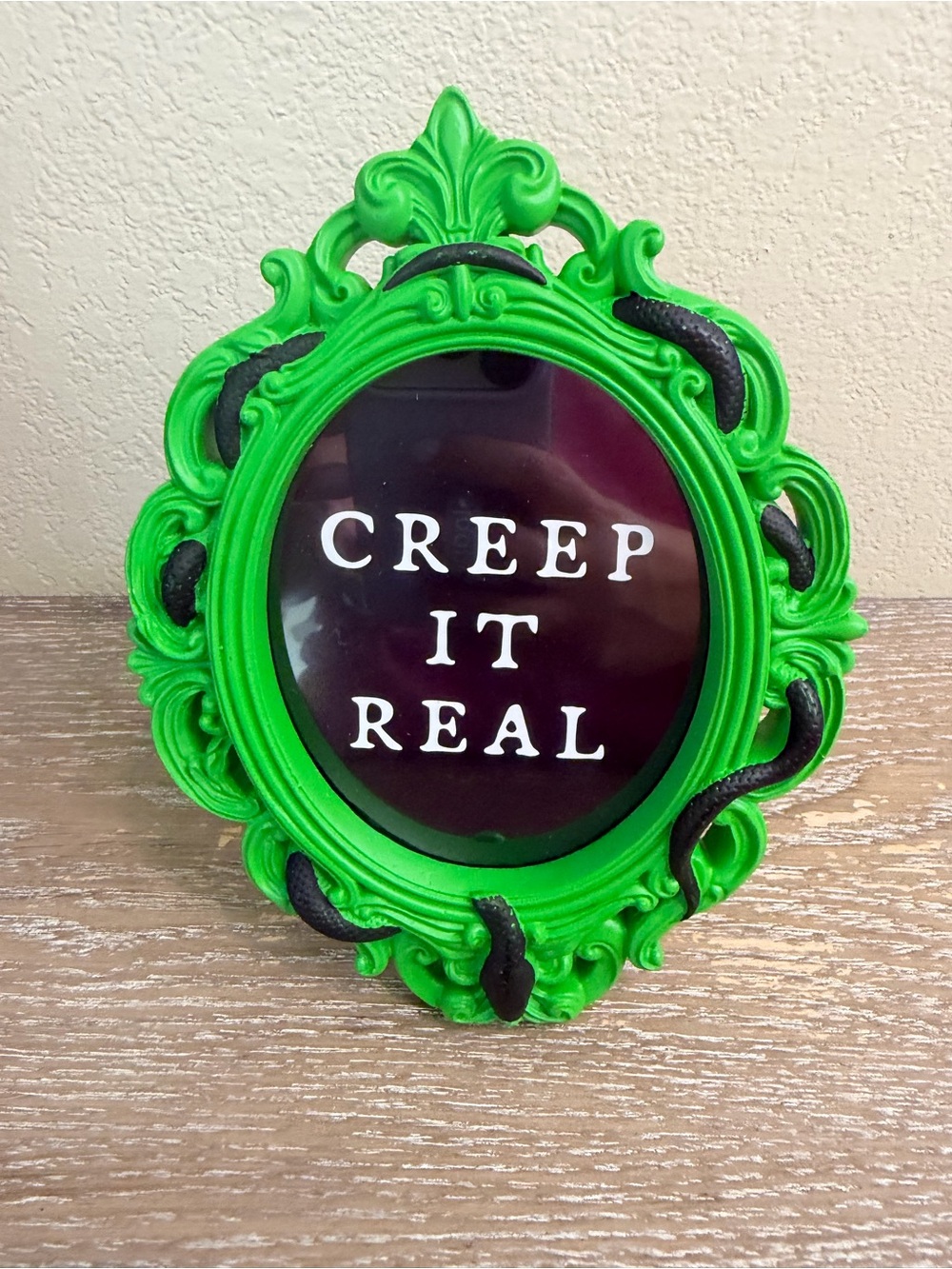 Target Bullseye Playground Halloween Picture Frame “Creep it Real”